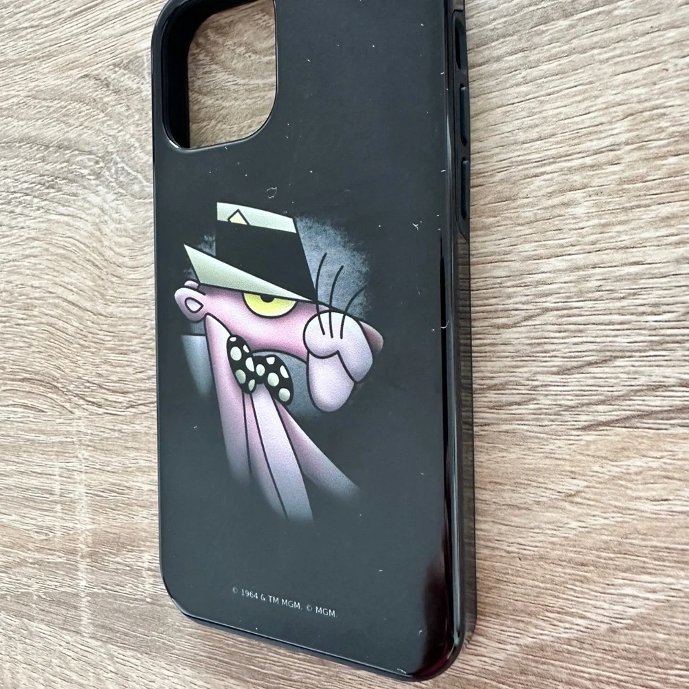iPhone 15 Pink Panther Smooth Panther Case - Picture 2 of 4